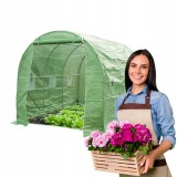 Folientunnel, Gartengewächshaus, Pflanzenhaus - OXALIS I - 3x2m, grün GRINDI - 1