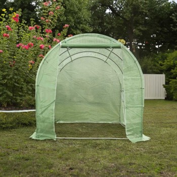 Folientunnel, Gartengewächshaus, Pflanzenhaus - OXALIS I - 3x2m, grün GRINDI - 6