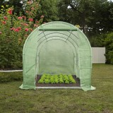 Folientunnel, Gartengewächshaus, Pflanzenhaus - OXALIS II - 4x2m, grün GRINDI - 6