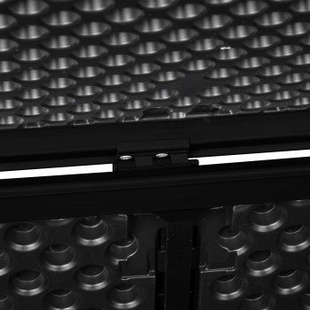 Gartenbox Gartentruhe 680L - schwarz mit Sitzgelegenheit - Padda GRINDI IN THE GARDEN - 7