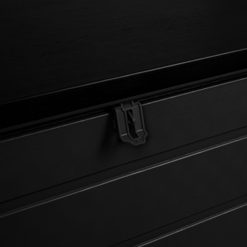 Gartenbox Gartentruhe 680L - schwarz mit Sitzgelegenheit - Padda GRINDI IN THE GARDEN - 8