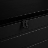 Gartenbox Gartentruhe 680L - schwarz mit Sitzgelegenheit - Padda GRINDI IN THE GARDEN - 8