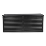 Gartentruhe 490L schwarz mit Sitzgelegenheit - Columba GRINDI IN THE GARDEN - 1