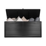 Gartentruhe 490L schwarz mit Sitzgelegenheit - Columba GRINDI IN THE GARDEN - 2