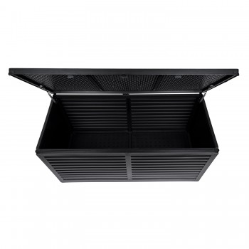 Gartentruhe 490L schwarz mit Sitzgelegenheit - Columba GRINDI IN THE GARDEN - 7