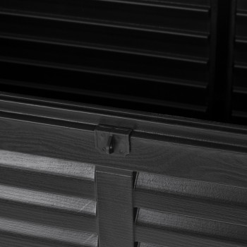 Gartentruhe 490L schwarz mit Sitzgelegenheit - Columba GRINDI IN THE GARDEN - 8