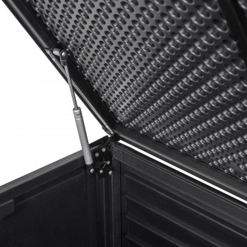 Gartentruhe 490L schwarz mit Sitzgelegenheit - Columba GRINDI IN THE GARDEN - 10