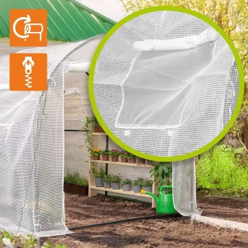 Folientunnel, Gartengewächshaus - IRIS I - 2x3M GRINDI IN THE GARDEN - 4