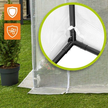 Folientunnel, Gartengewächshaus - IRIS I - 2x3M GRINDI IN THE GARDEN - 5