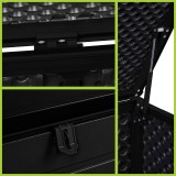 Gartenbox Gartentruhe 680L - schwarz mit Sitzgelegenheit - Padda GRINDI IN THE GARDEN - 13