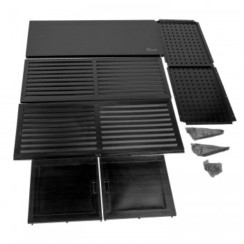 Gartenbox Kissenbox Auflagenbox - Larus 390 Liter - Schwarz GRINDI IN THE GARDEN - 15