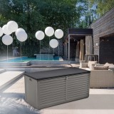 Gartenbox Kissenbox Auflagenbox - Columba 490 Liter - Dunkelgrau GRINDI IN THE GARDEN - 8