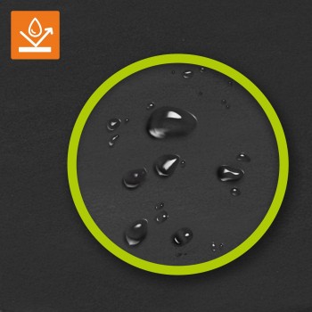 Gartenbox Gartentruhe 570L - schwarz mit Sitzgelegenheit - Rissa I GRINDI IN THE GARDEN - 13