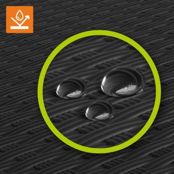 Gartenbox Kissenbox Auflagenbox - Rissa 870 liter, schwarz GRINDI IN THE GARDEN - 11