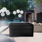 Gartenbox Kissenbox Auflagenbox - Rissa 870 liter, schwarz GRINDI IN THE GARDEN - 13 Gartenbox Kissenbox Auflagenbox - Rissa 870 liter, schwarz GRINDI IN THE GARDEN - 13