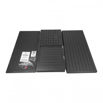 Gartenbox Gartentruhe 570L - schwarz mit Sitzgelegenheit - Treeline I GRINDI IN THE GARDEN - 17