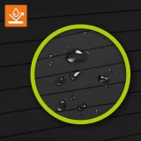 Gartenbox Kissenbox Auflagenbox - Treeline 870 liter, schwarz GRINDI IN THE GARDEN - 10