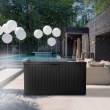 Gartenbox Kissenbox Auflagenbox - Treeline 870 liter, schwarz GRINDI IN THE GARDEN - 13