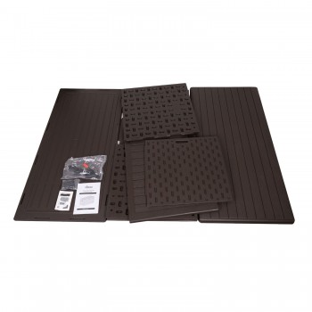 Gartenbox Kissenbox Auflagenbox - Treeline 870 liter, braun GRINDI - 18