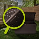 Gartenbox Kissenbox Auflagenbox - Treeline 870 liter, braun GRINDI - 12