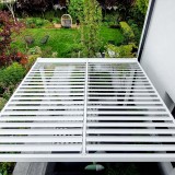 Garten Pergola Pavillon Terrassendach mit aufklappbarem Dach Weiß - Kea II 3x4m GRINDI IN THE GARDEN - 8