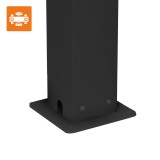 Garten Pergola Pavillon Terrassendach mit aufklappbarem Dach grau - Kea IV 6x4mm GRINDI IN THE GARDEN - 12