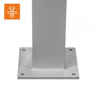 Garten Pergola, Lounge-Pavillon Alu - TASOS I - 3x3m, weiß GRINDI - 8