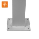 Garten Pergola, Lounge-Pavillon Alu - TASOS I - 3x3m, weiß GRINDI - 8