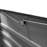 Metall-Gartenbox Kissenbox Auflagenbox 400l - 130x61x62 - Orto GRINDI IN THE GARDEN - 4