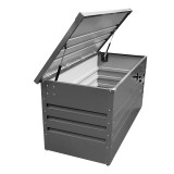 Metall-Gartenbox Kissenbox Auflagenbox 400l - 130x61x62 - Orto GRINDI IN THE GARDEN - 5