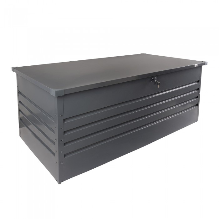 Metall-Gartenbox Kissenbox Auflagenbox 1000l - 185x82x75 - Orto III GRINDI IN THE GARDEN - 1