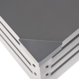 Metall-Gartenbox Kissenbox Auflagenbox 600l grau - 165x70x62 - Orto II GRINDI IN THE GARDEN - 9