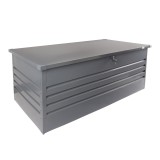 Metall-Gartenbox Kissenbox Auflagenbox 1000l grau - 185x82x75 - Orto III GRINDI IN THE GARDEN - 1