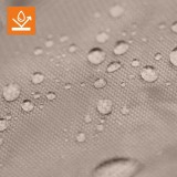 Doppel-Gartenliege mit Sonnendach, Lounge-Pavillon, Gartenschaukel - Sumba I - 236x180x210 braun GRINDI - 6