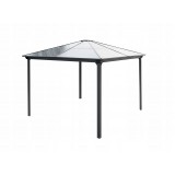 Garten Pergola Pavillon Terrassendach ALU- Libra I 3x3m GRINDI IN THE GARDEN - 1