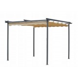 Garten Pergola Pavillon Terrassendach - Milos I 3x3m GRINDI IN THE GARDEN - 2