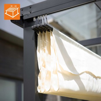 Garten Pergola Pavillon Terrassendach - Milos I 3x3m GRINDI IN THE GARDEN - 15