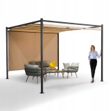 Garten Pergola Pavillon Terrassendach - Naxos 3x3m GRINDI IN THE GARDEN - 2