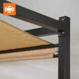 Garten Pergola Pavillon Terrassendach - Naxos 3x3m GRINDI IN THE GARDEN - 7