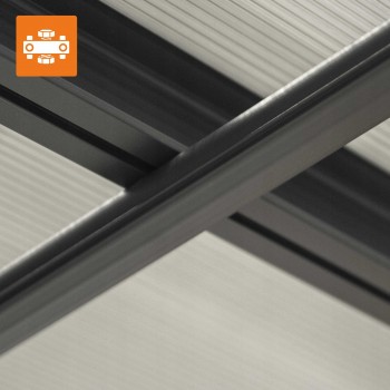 Garten Pergola Pavillon Terrassendach Wandpergola - Nea III 5x3m GRINDI - 7