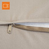 Doppel-Gartenliege mit Sonnendach, Lounge-Pavillon, Gartenschaukel - Kayan I - 207x147x205 beige GRINDI - 8