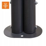 Garten Pergola Pavillon Terrassendach mit Stoffdach - Simi - beige, 3,8x3,8m GRINDI - 8