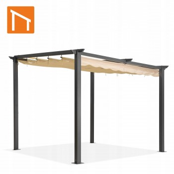 Garten Pergola Pavillon Terrassendach - Keros 3x2,9m GRINDI IN THE GARDEN - 8