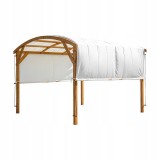 Garten Pergola Pavillon aus Holz mit verstellbares Stoffdach - Moha I - 3,2x3,1m GRINDI - 1