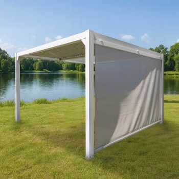 Senkrechtes Rollo für Pergola Kea - beige GRINDI IN THE GARDEN - 2