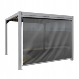Senkrechtes Rollo für Pergola Kea - grau GRINDI IN THE GARDEN - 6