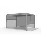 Senkrechtes Rollo für Pergola Kea - grau GRINDI IN THE GARDEN - 1