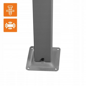 Garten Pergola Pavillon Terrassendach mit einstellbarem Stoffdach - Irda IV 3x6m - 961057 GRINDI IN THE GARDEN - 12