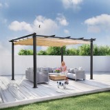 Garten Pergola Pavillon Terrassendach - Milos II 3x4m GRINDI IN THE GARDEN - 4