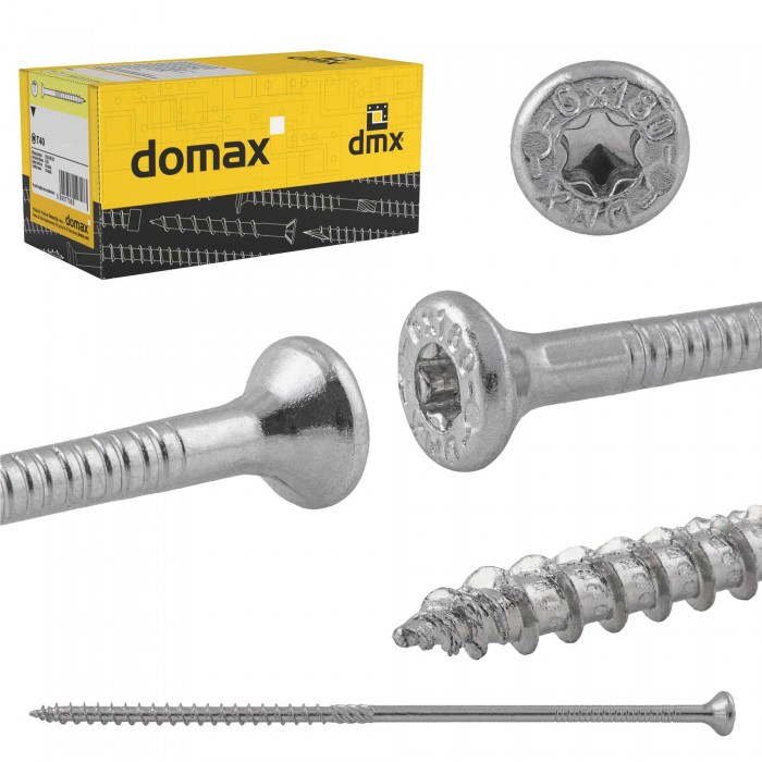 copy of Holzbauschrauben mit Senkkopf CS - 10mm TORX - Zink galvanisiert DMX - 1